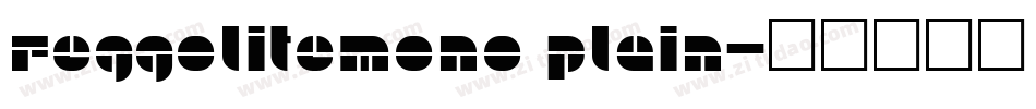 FeggoliteMono Plain字体转换